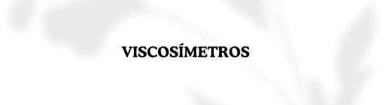 viscosímetros